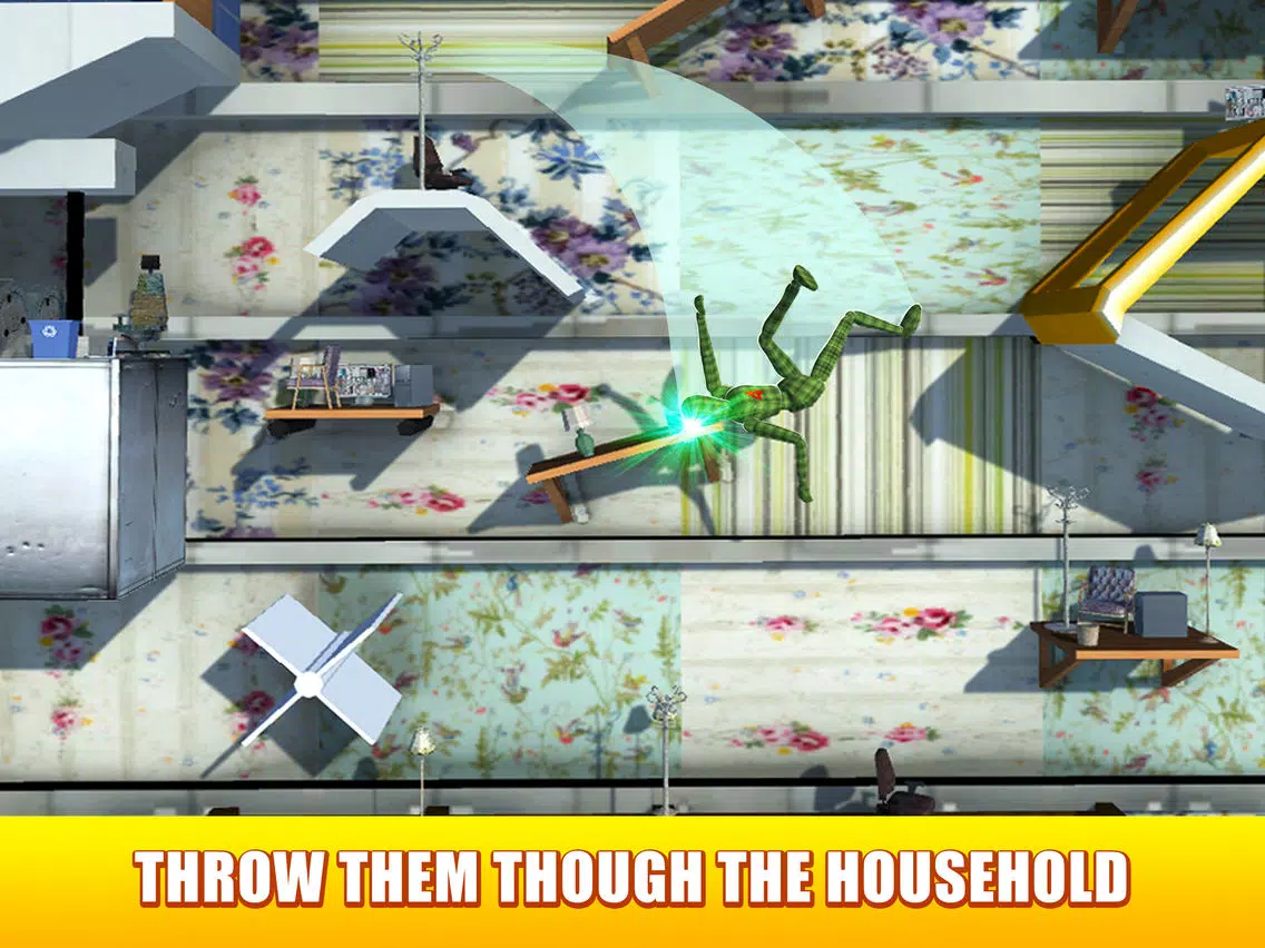 Ragdoll House Crash Test Sim iPad Screenshots