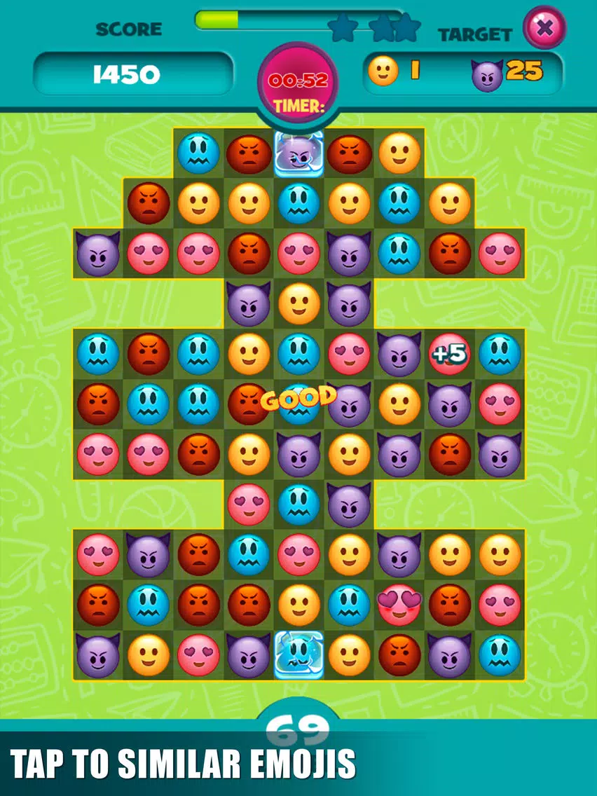 Match Emoji Classic Board Game iPad Screenshots
