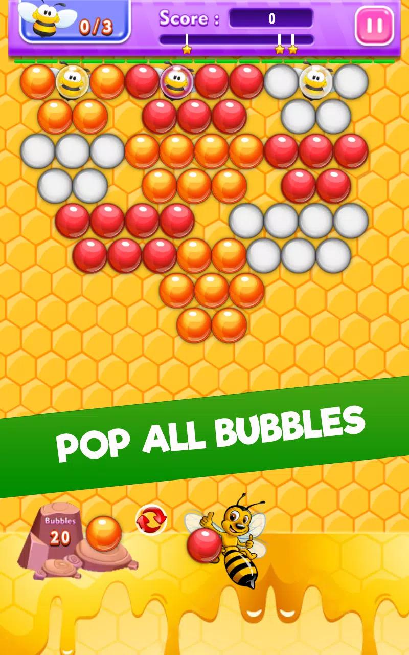 Bee Bubble Shooter Screenshots