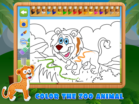 4 in 1 Fun Zoo Games Free - Learning & Educational Activities App for Kids & Toddlers iPad Screenshots