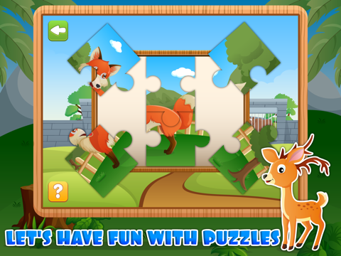 4 in 1 Fun Zoo Games Free - Learning & Educational Activities App for Kids & Toddlers iPad Screenshots