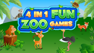 4 in 1 Fun Zoo Games Free - Learning & Educational Activities App for Kids & Toddlers Screenshots