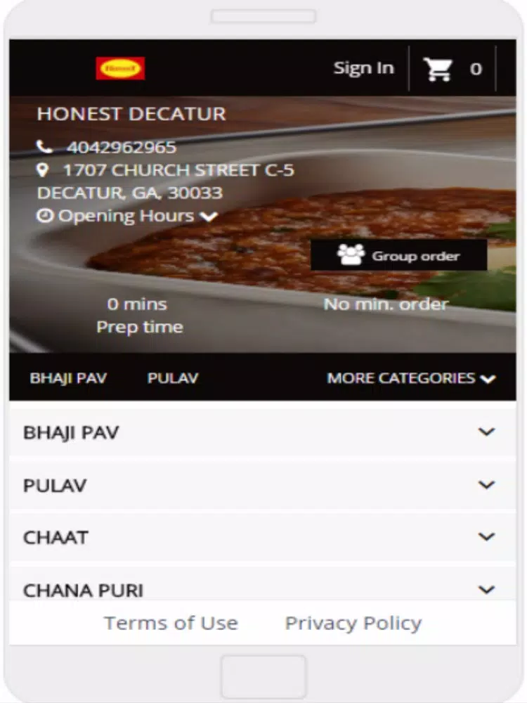 Honest Decatur iPad Screenshots