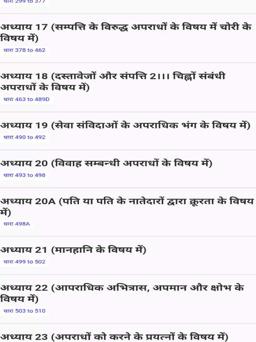 Indian Penal Code 1860 - Hindi iPad Screenshots