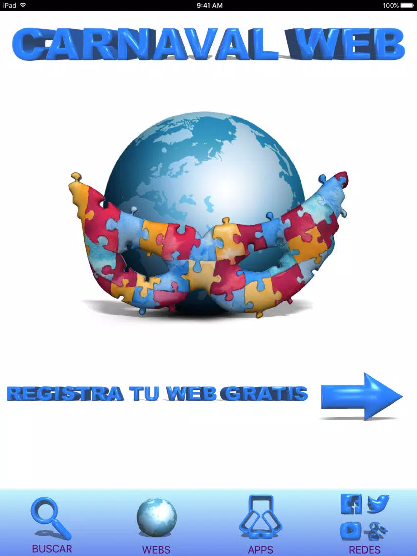 CARNAVAL WEB iPad Screenshots