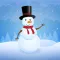 Funny Snowman Stickers.