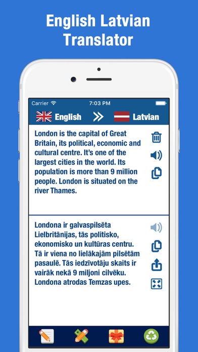 Latvian English Translator Screenshots