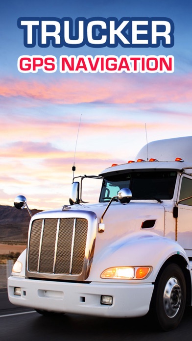 Truck driver GPS semi trailer Screenshots
