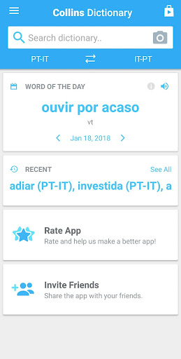 Italian-Portuguese Dictionary Screenshots