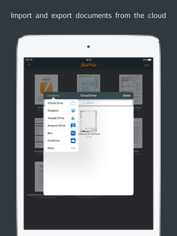 Sign by JotNot - fill and sign PDF form or sign PDF document iPad Screenshots
