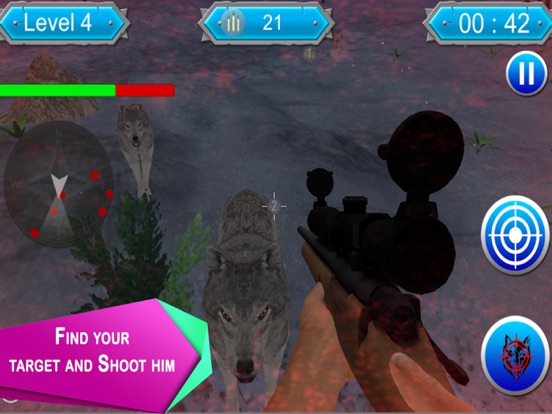Captures d'écran de Arctic Wolf Shooter iPad 