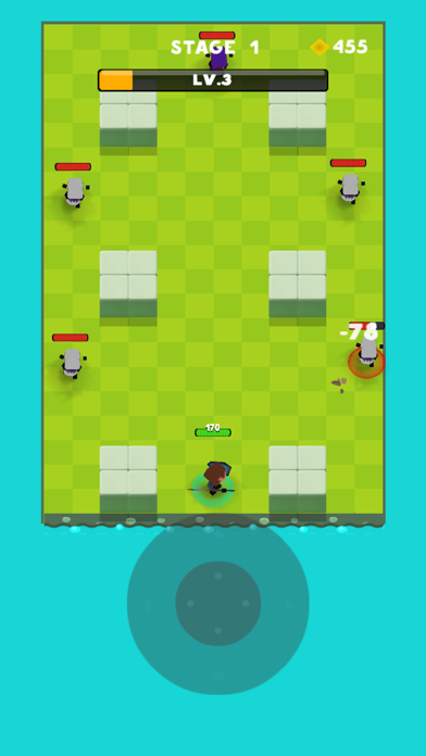 Axe Strike mobile flying fight Screenshots
