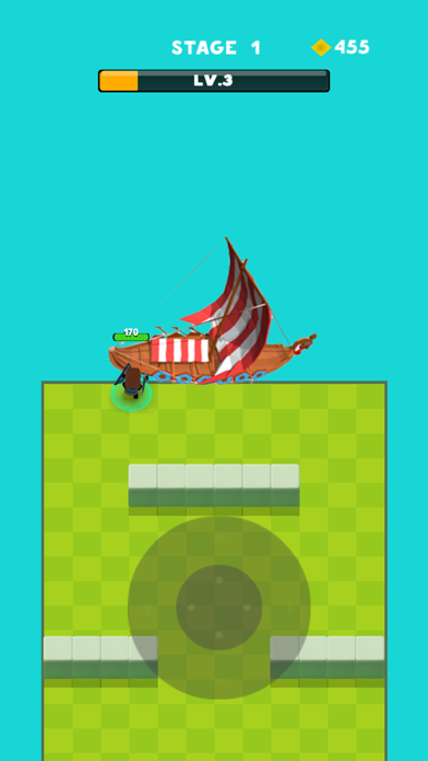 Axe Strike mobile flying fight Screenshots