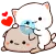 Animated Mochi Cat Stickers