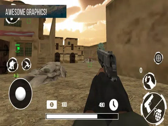 ภาพหน้าจอของ Country War: Battle Shooting iPad 