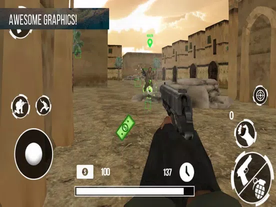 ภาพหน้าจอของ Country War: Battle Shooting iPad 
