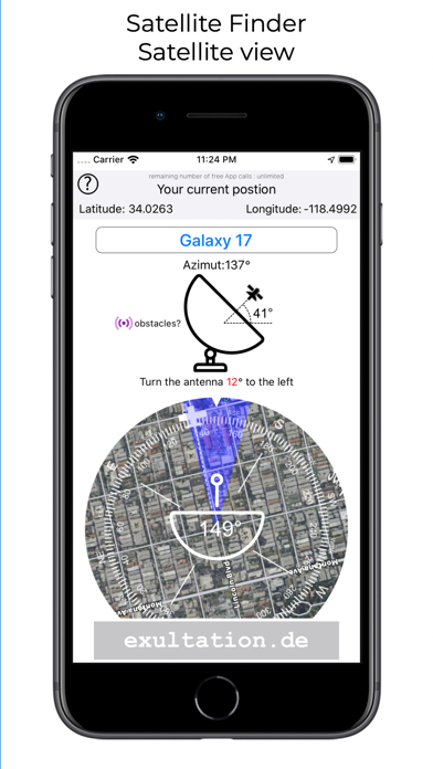 Tangkapan skrin Satellite Finder (Pro)