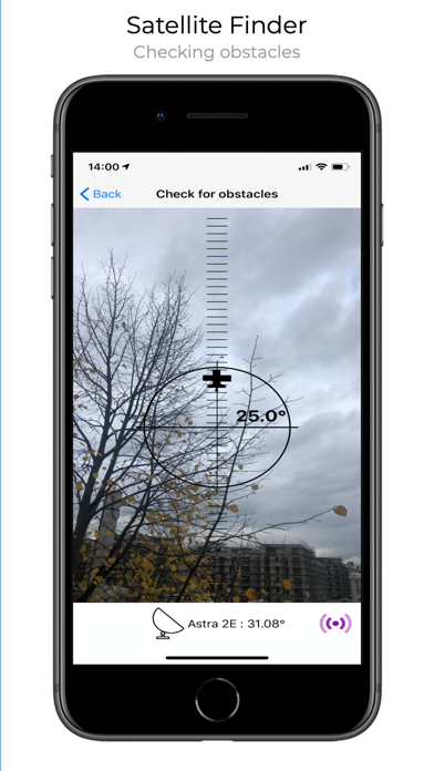 Tangkapan skrin Satellite Finder (Pro)
