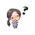 Purple Little Girl stickers by wenpei