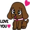 Miss Muddy Puppy stickers for iMessage