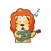 Lionel The Lion stickers by pecellele pencil