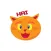 Birly Si Kucing Periang stickers by Zawara