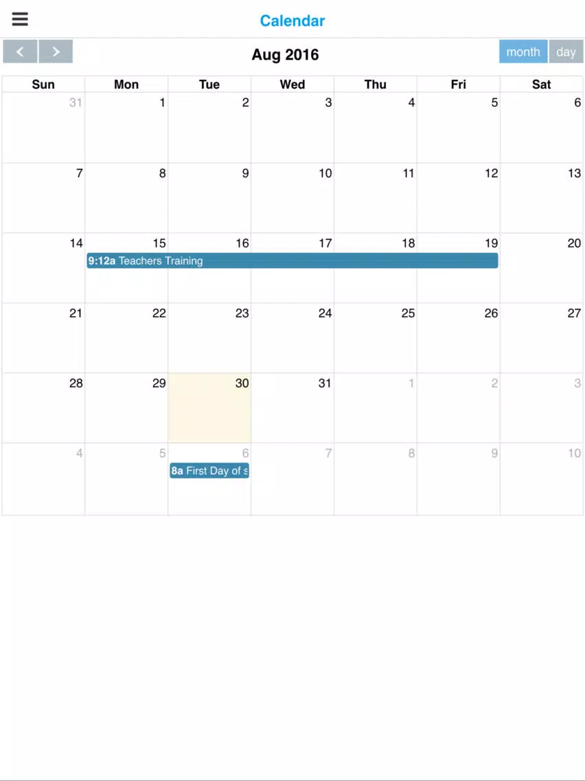 Kinshasa Christian School iPad Screenshots