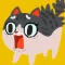 Animated Kitty in the Box Stickers