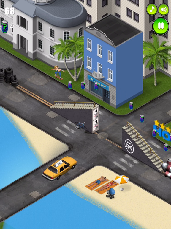 Tangkapan layar Grind City: Skateboard fun iPad 