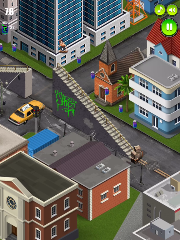 Tangkapan layar Grind City: Skateboard fun iPad 