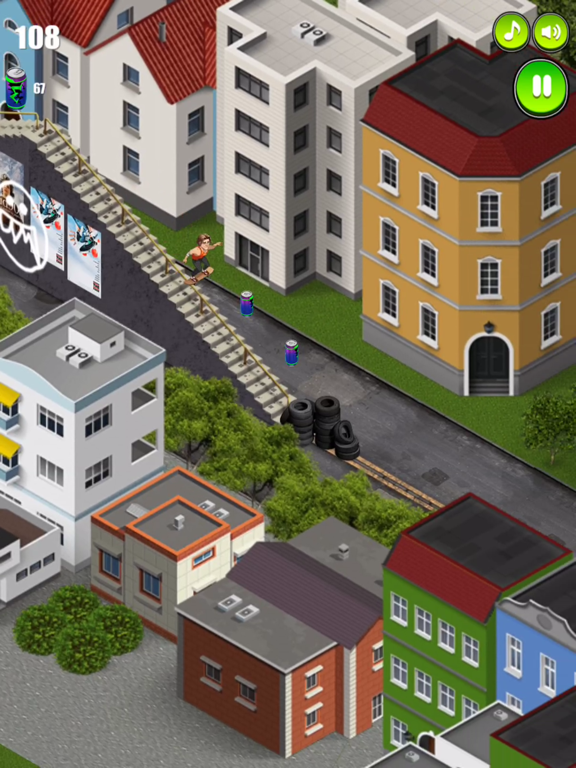 Tangkapan layar Grind City: Skateboard fun iPad 