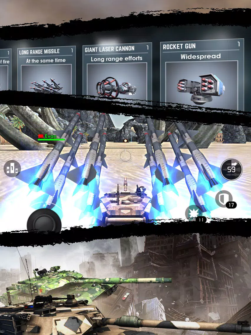 Zrzuty ekranu Iron Storm - 3D Tank Battle iPad 