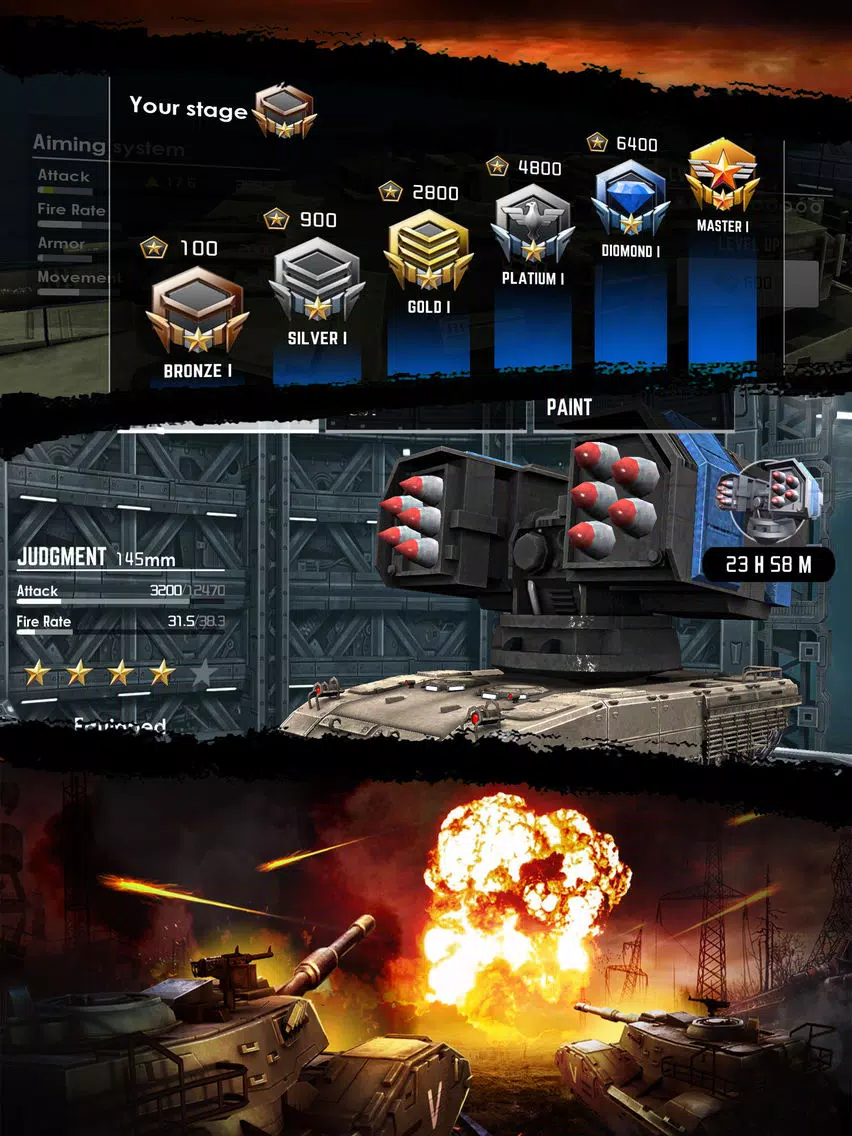 Zrzuty ekranu Iron Storm - 3D Tank Battle iPad 