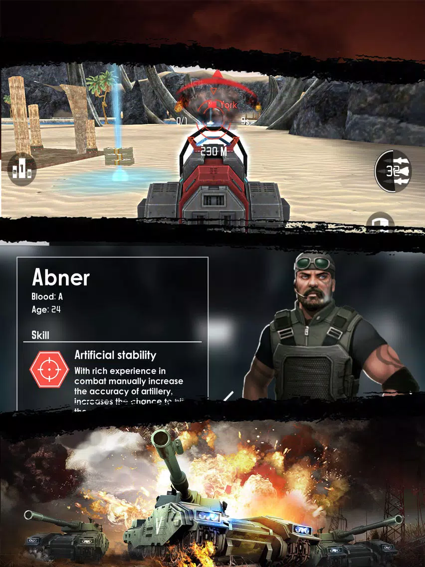 Zrzuty ekranu Iron Storm - 3D Tank Battle iPad 