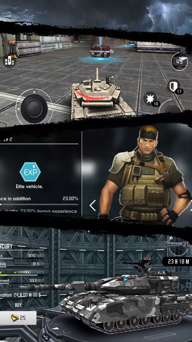 Zrzuty ekranu Iron Storm - 3D Tank Battle