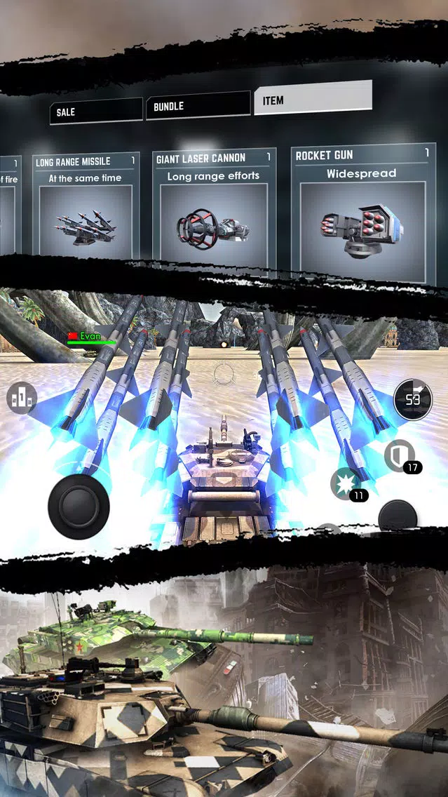 Zrzuty ekranu Iron Storm - 3D Tank Battle
