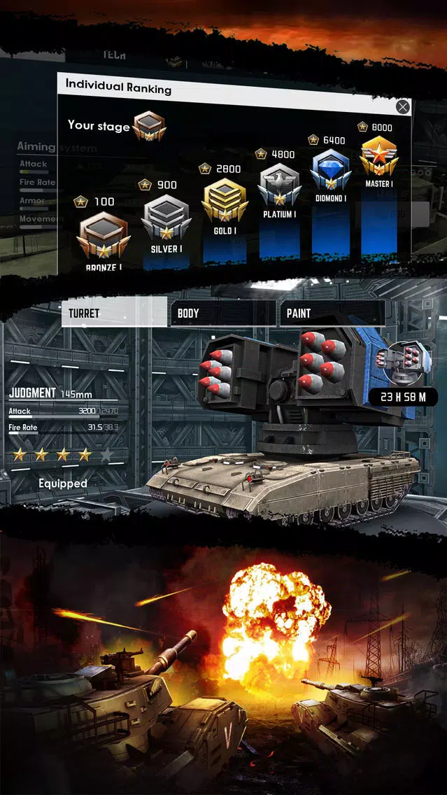 Zrzuty ekranu Iron Storm - 3D Tank Battle