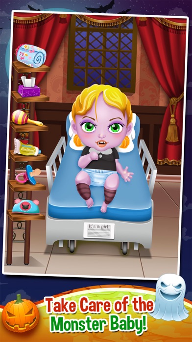 Mommy's Monster Pet Newborn Baby Doctor Salon - my new born spa care games! Screenshots