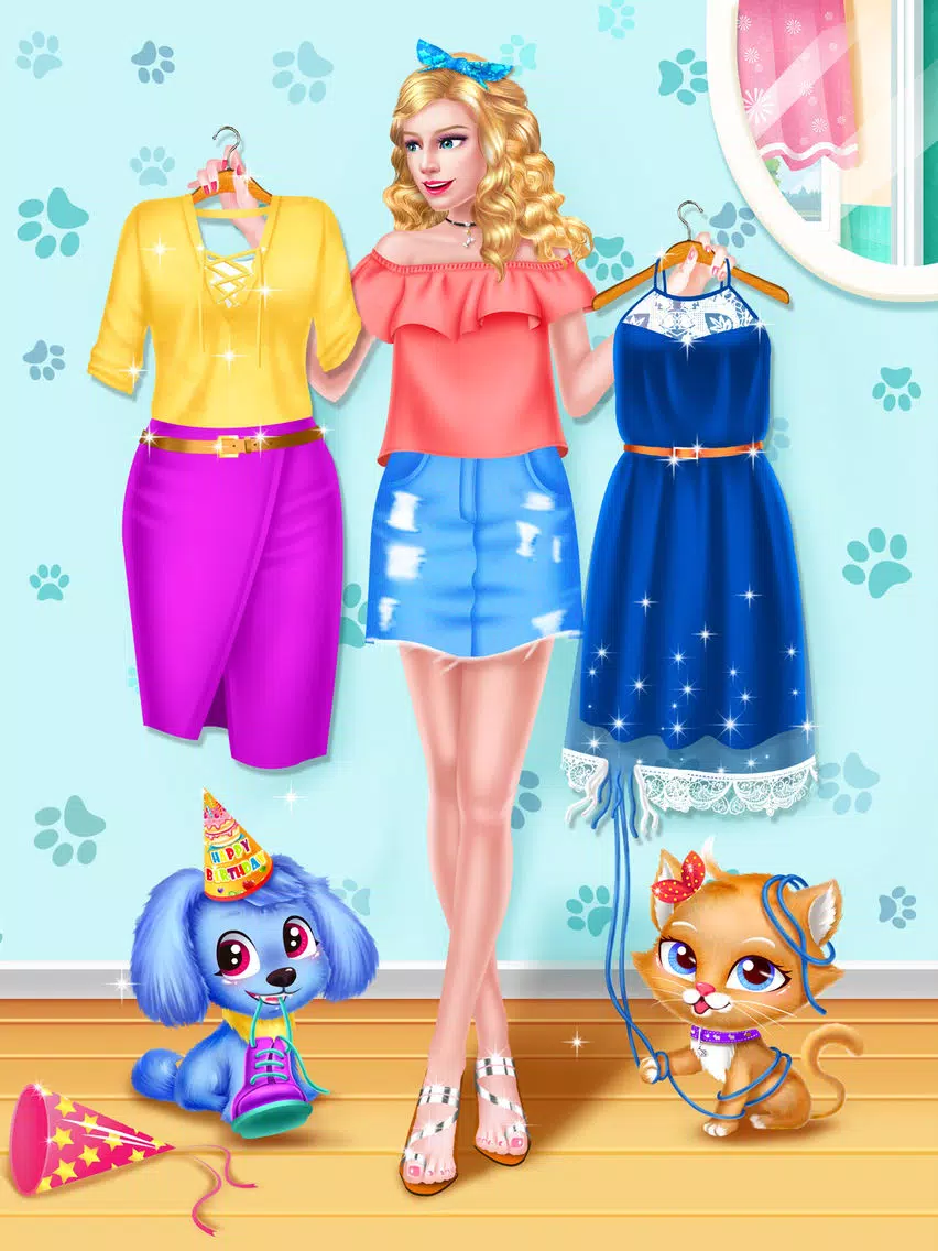 Pet Vet Birthday Party Games iPad Screenshots