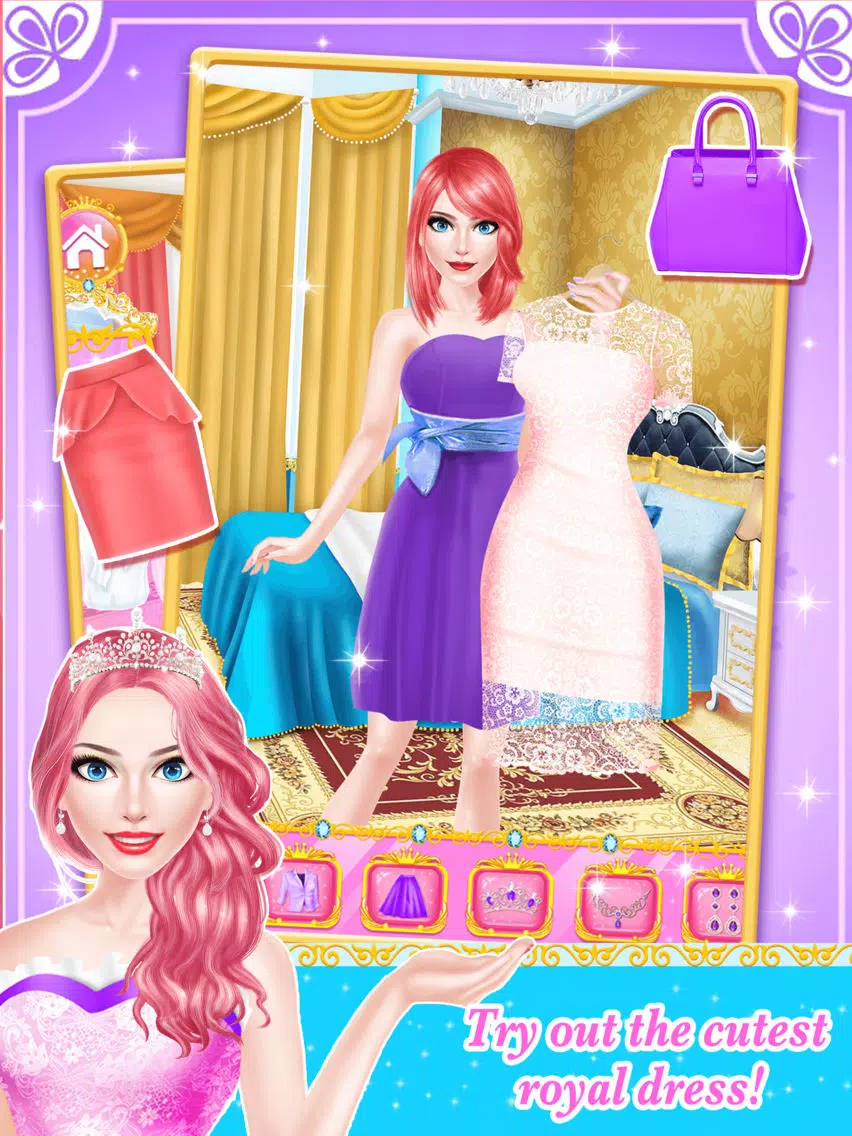 Princess Fashion - Royal Family Salon: SPA, Makeup & Makeover Game for Girls iPad Screenshots