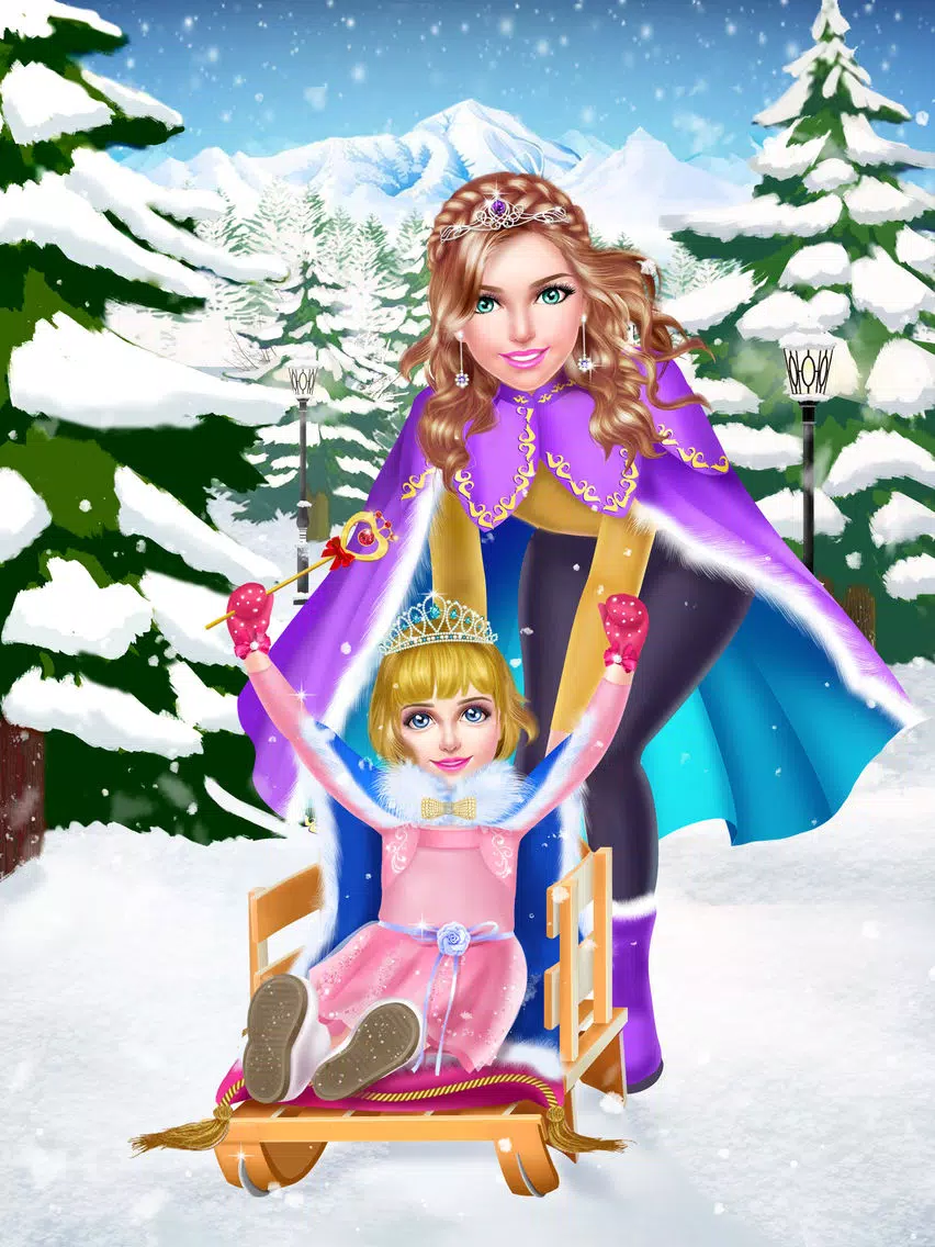 Royal Family Winter Salon - Snow Princess Makeover iPad Screenshots