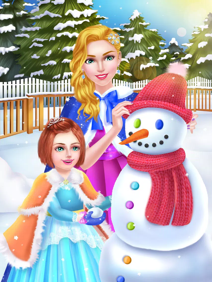 Royal Family Winter Salon - Snow Princess Makeover iPad Screenshots