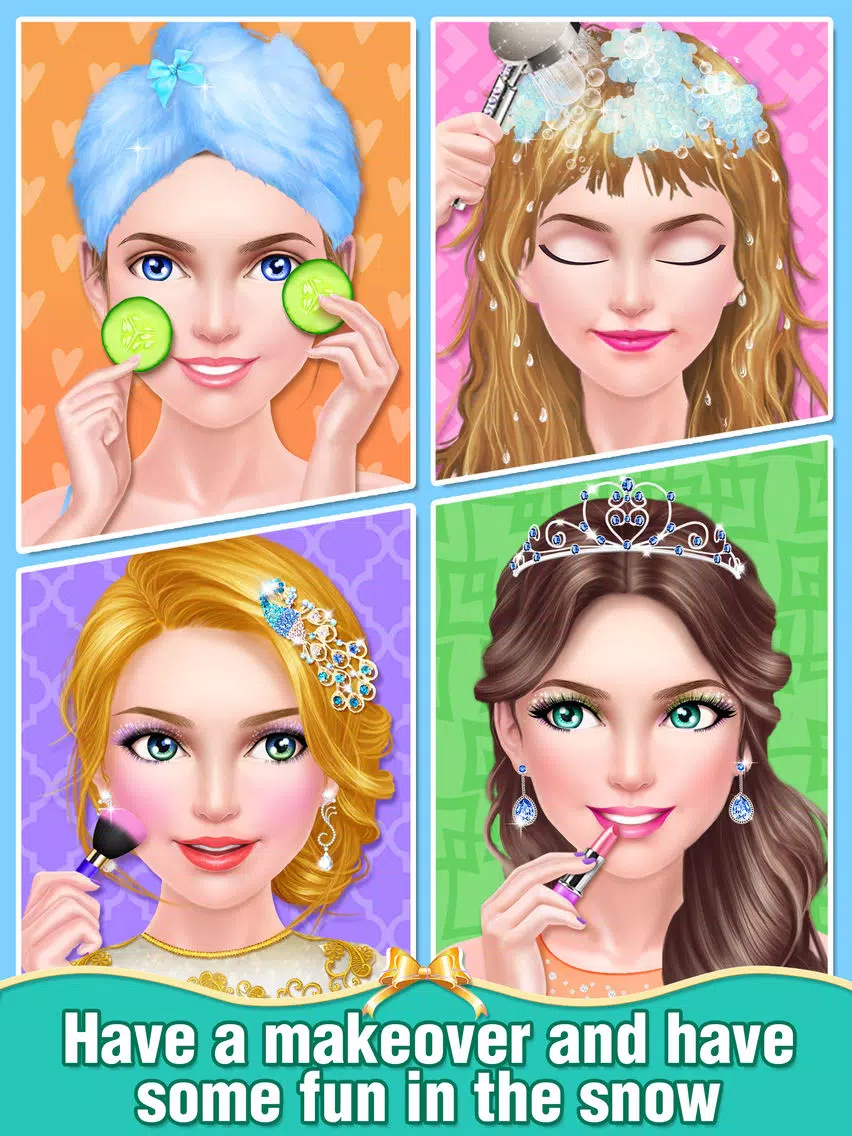 Royal Family Winter Salon - Snow Princess Makeover iPad Screenshots