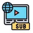 Shadowing Video Player - srt