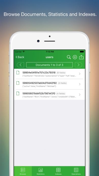 MongoLime - manage databases Screenshots