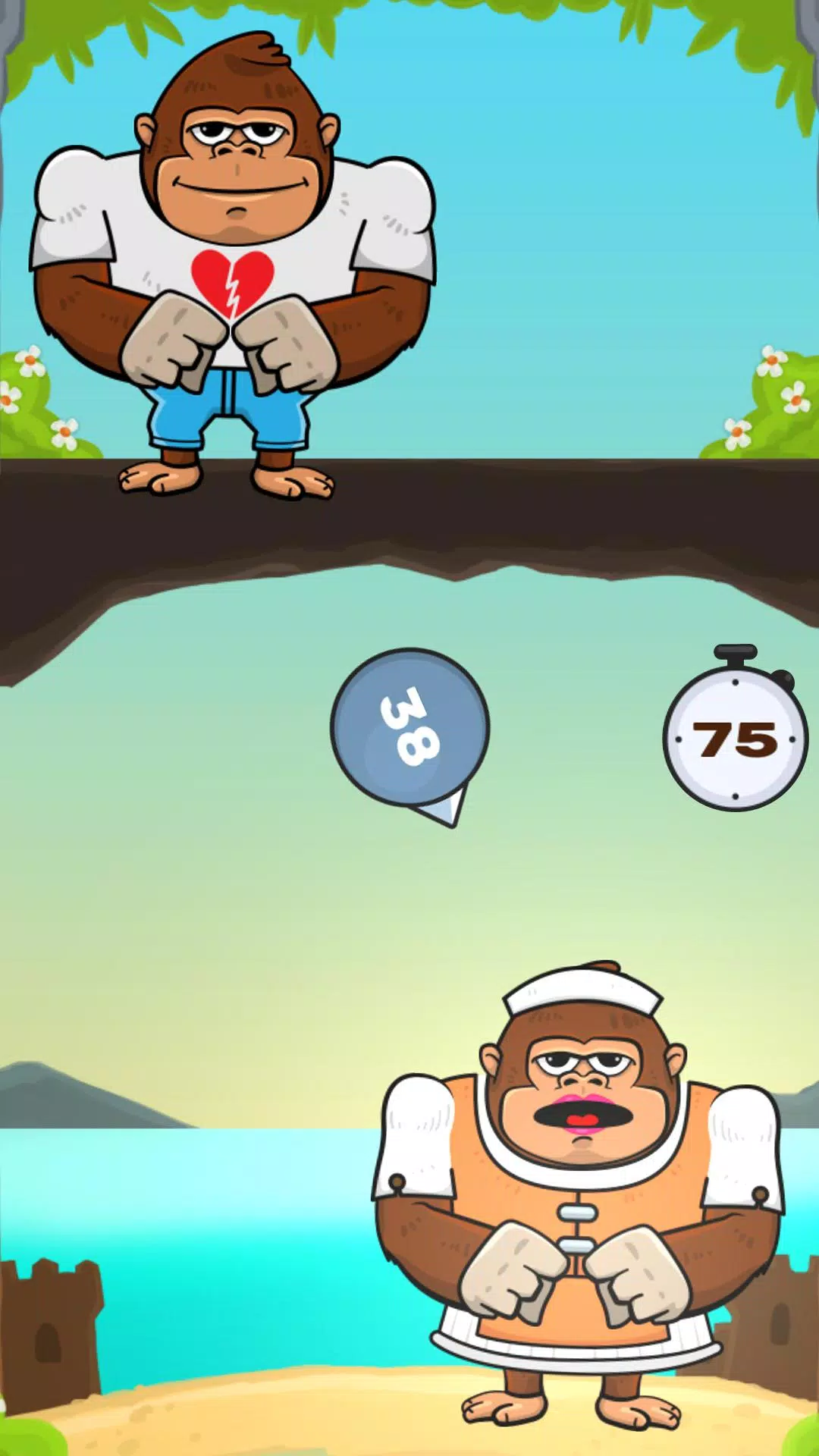 Tangkapan layar Monkey King Banana Games