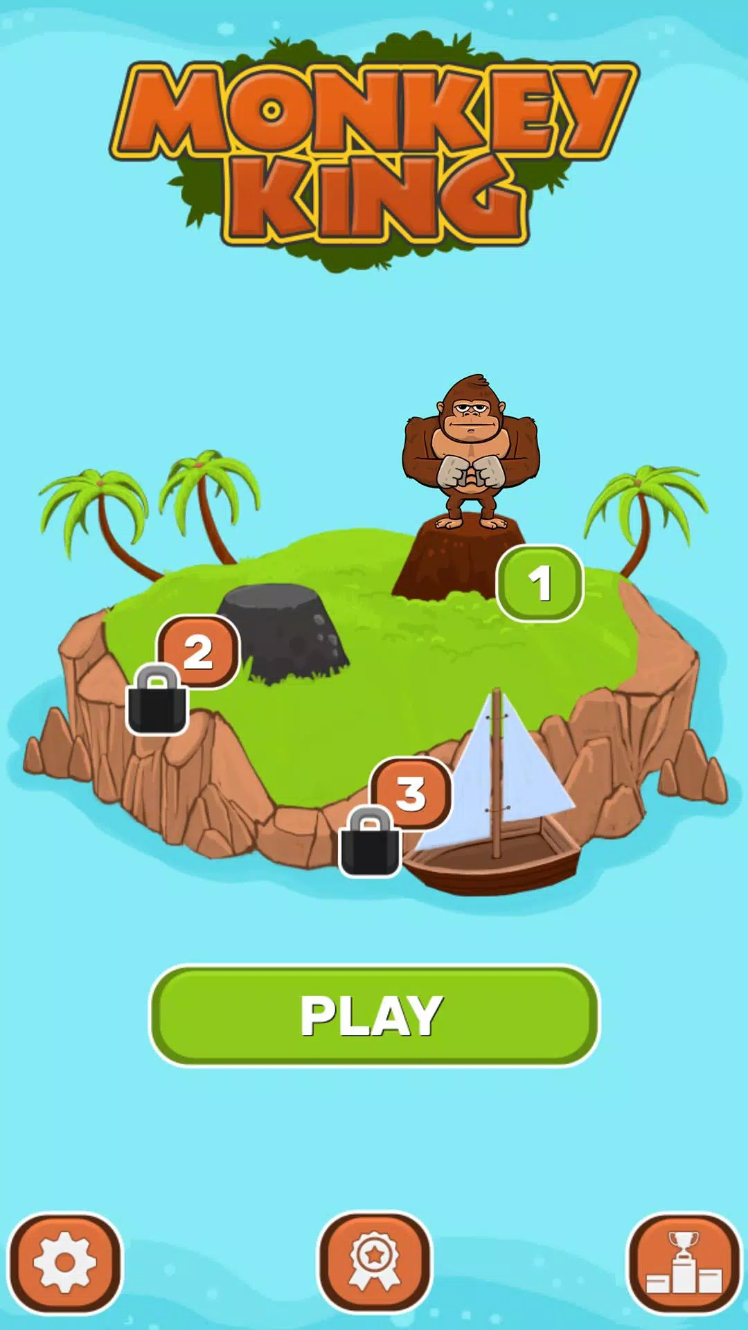Tangkapan layar Monkey King Banana Games