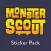 Monster Scout Stickers
