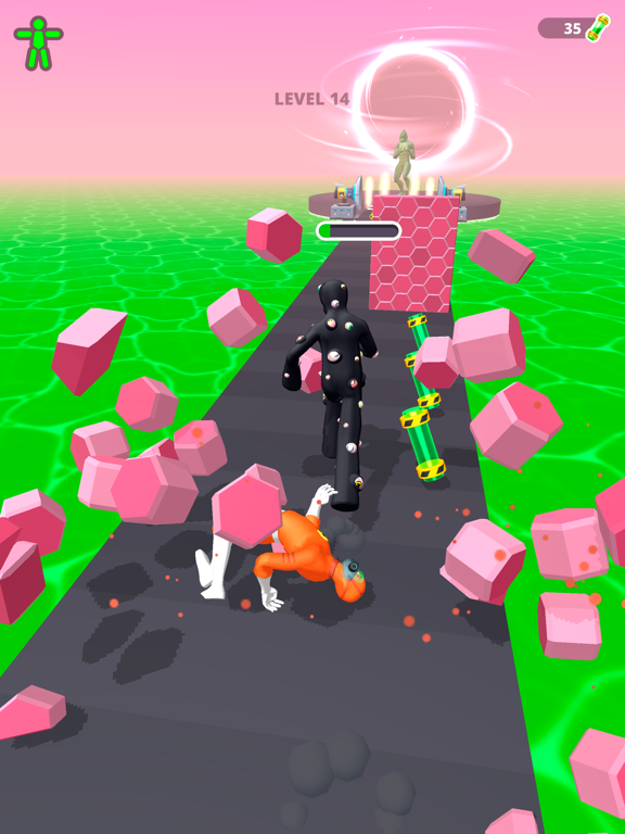 Captures d'écran de Monsters Lab - Freaky Running iPad 