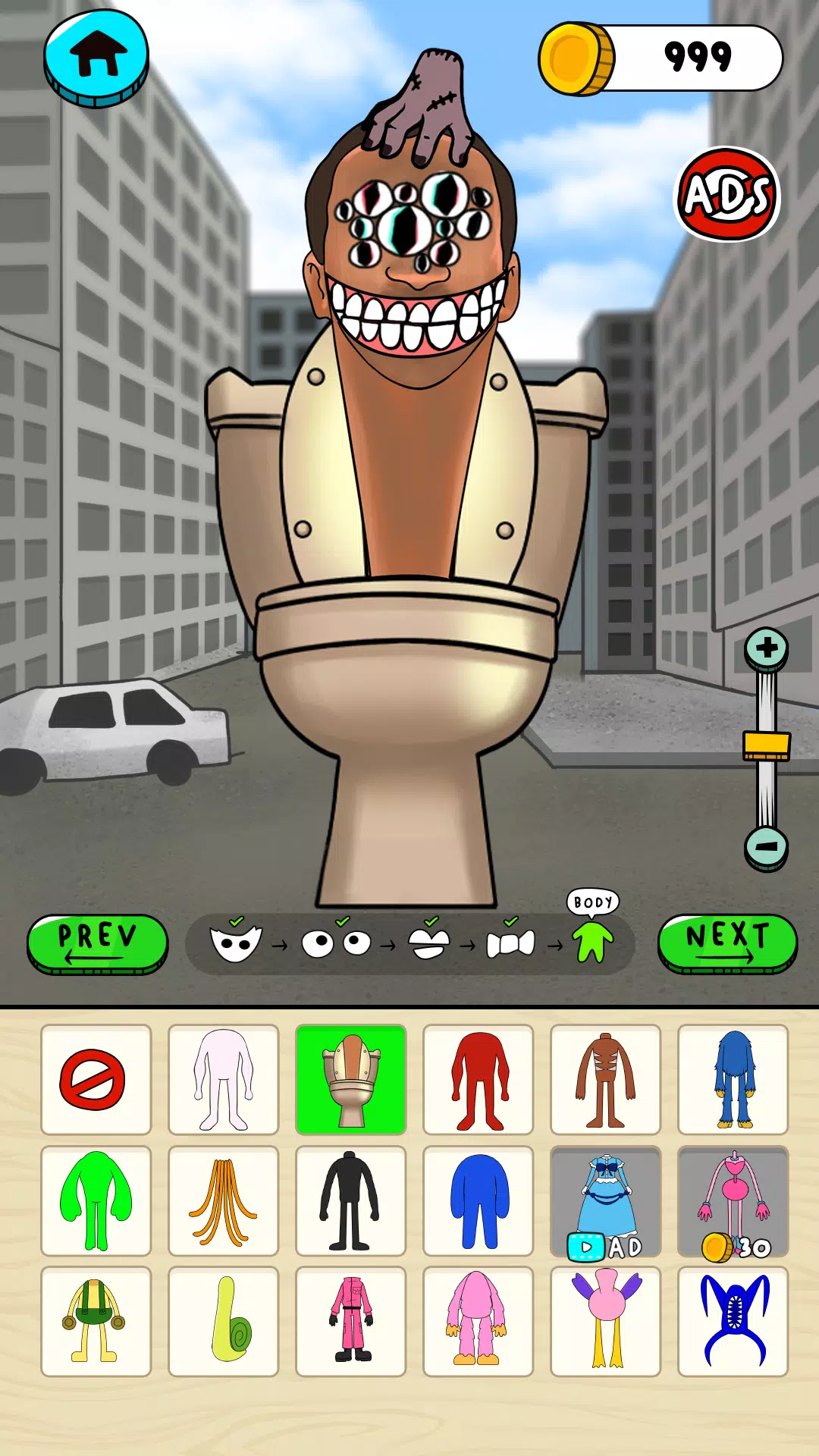 Monster Makeover, Mix Monsters Screenshots